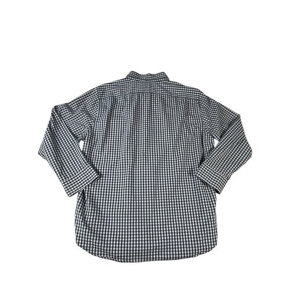 Lucky Brand Button Down Shirt Plaid Blue White Mens Sz L Slim Fit Cotton Classic - Picture 6 of 9